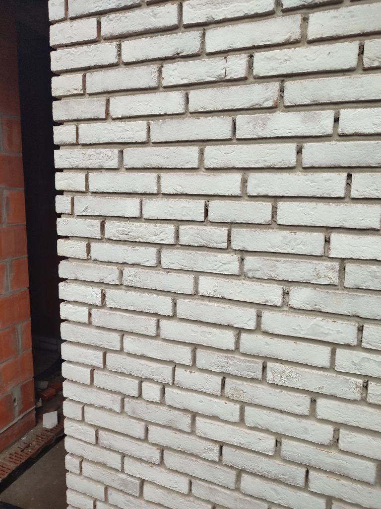 Gevelstenen VanderSanden Wapper/rainbow white, Doe-het-zelf en Bouw, Metselstenen, Ophalen, Nieuw, Bakstenen