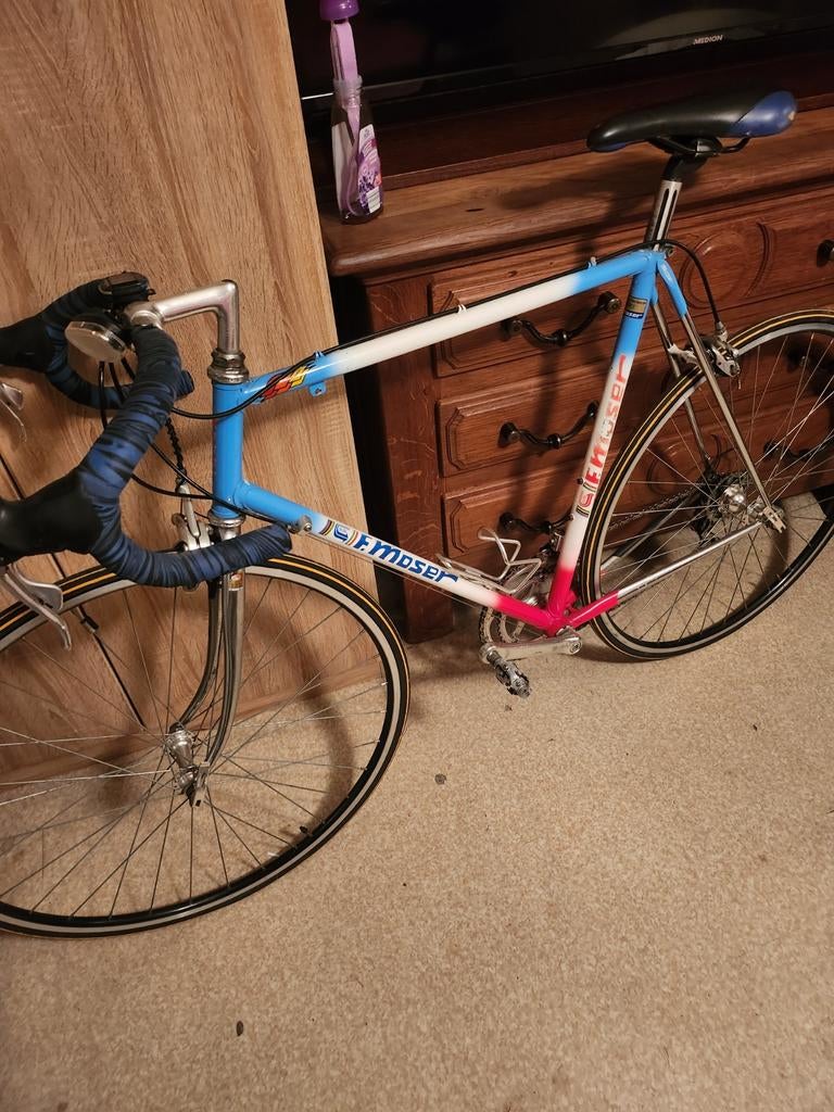 Retro koersfiets merk F. Moser, in zeer goede staat, Fietsen en Brommers, Ophalen