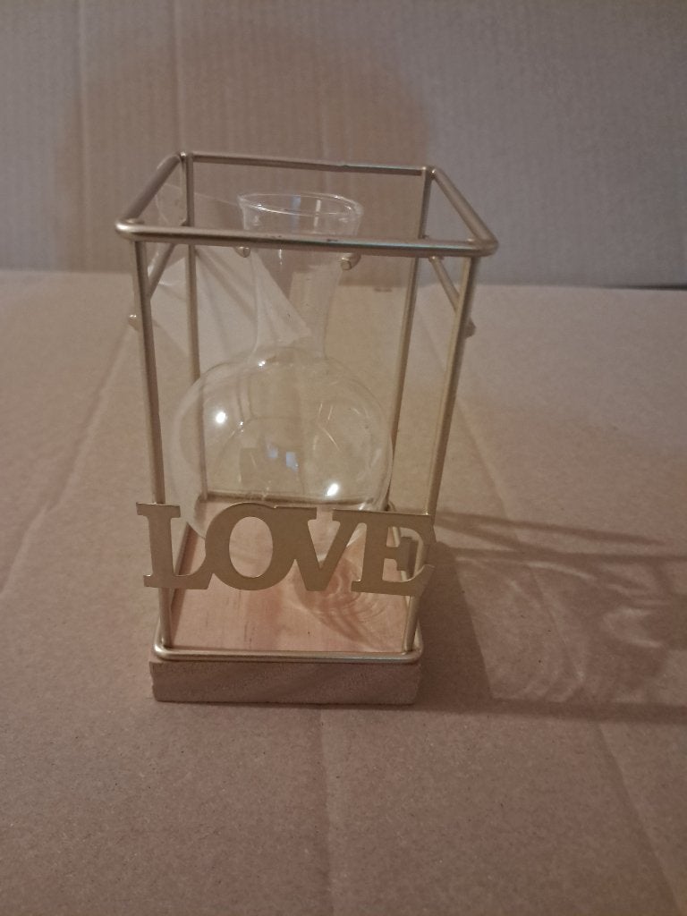 Un mini vase éprouvette verre Tube à essai décoratif cosy., Transparent, Verre, Enlèvement, Neuf