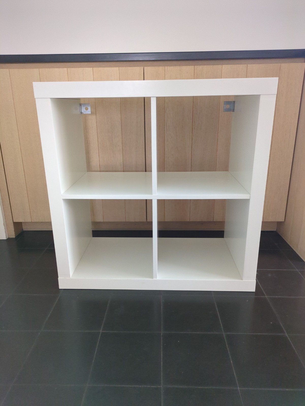 Ikea Kallex open kast wit 79x79cm, opbergkast, 4 opbergvakke, Huis en Inrichting, Kasten | Wandmeubels, Ophalen, Met plank(en)