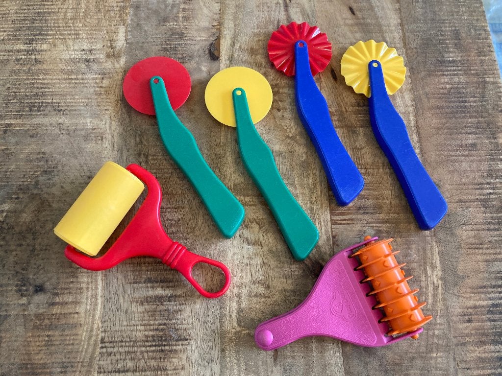 6-delige set kleigereedschap / deeggereedschap voor kinderen, Ophalen of Verzenden, Gebruikt, Ontdekken