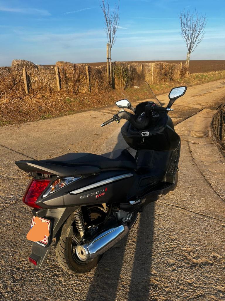 SYM Gts 125i Evo, Ophalen