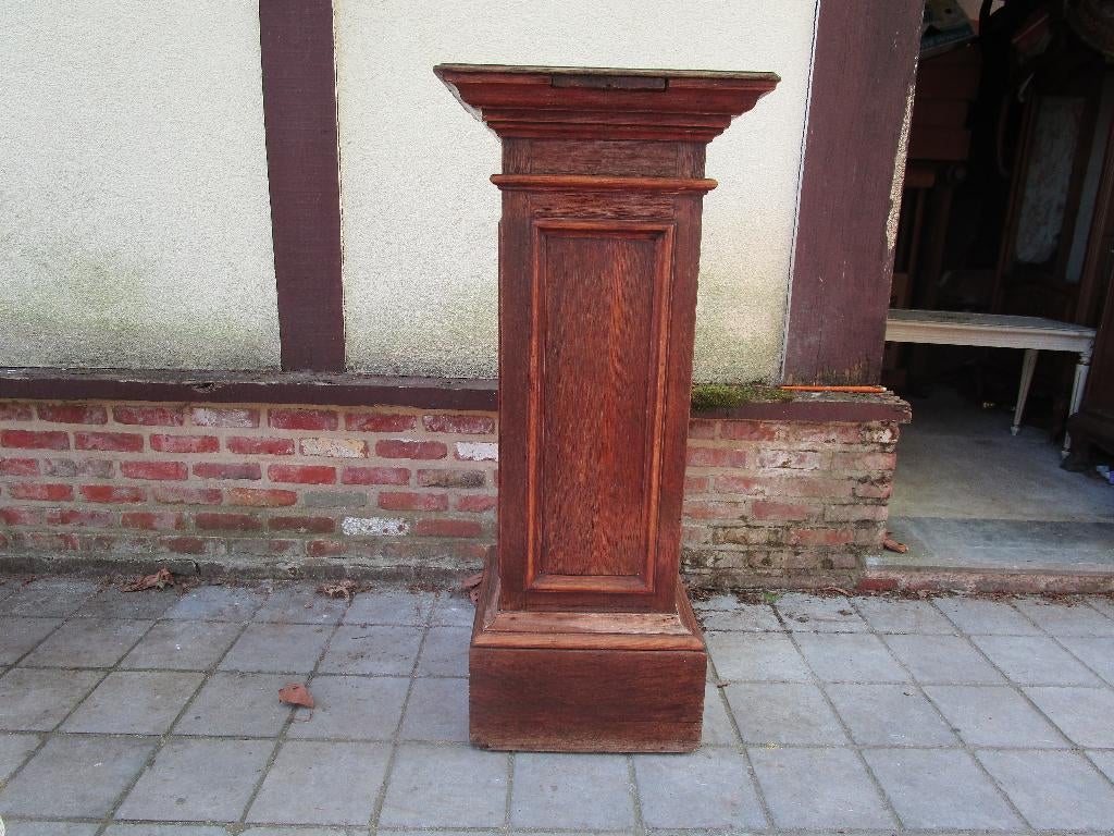 zuil hout verweerd, Ophalen