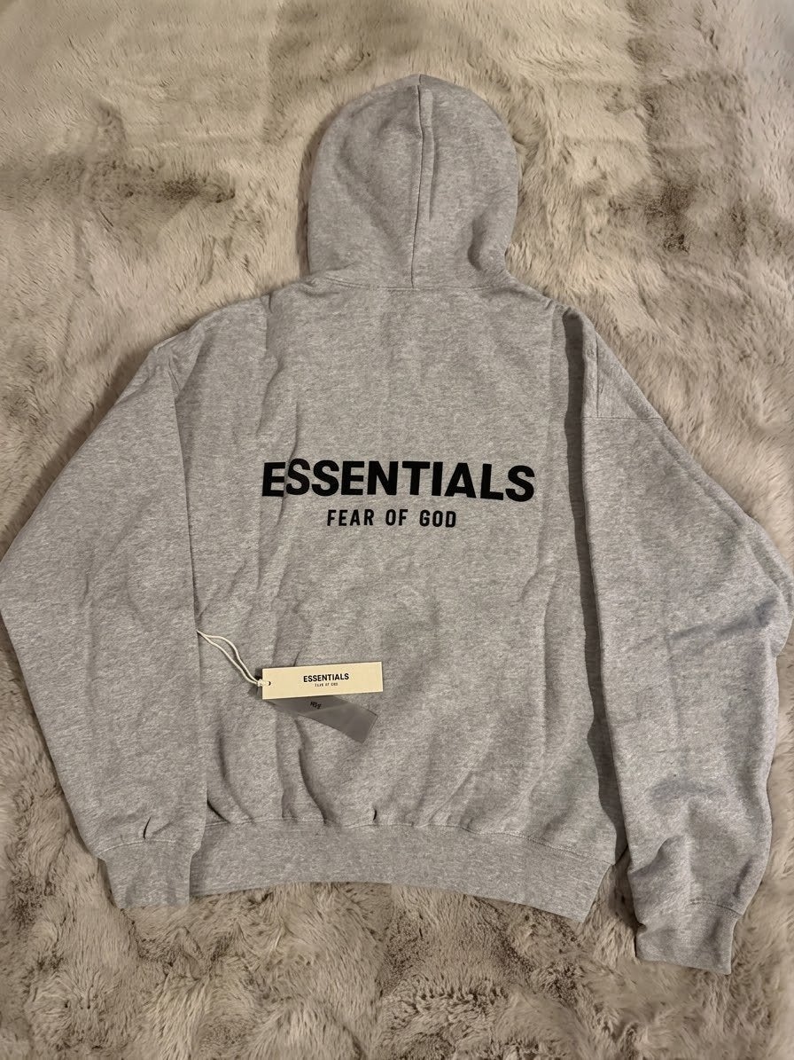 Essentials hoodie grijs, Ophalen of Verzenden, Zo goed als nieuw, Maat 48/50 (M), Grijs