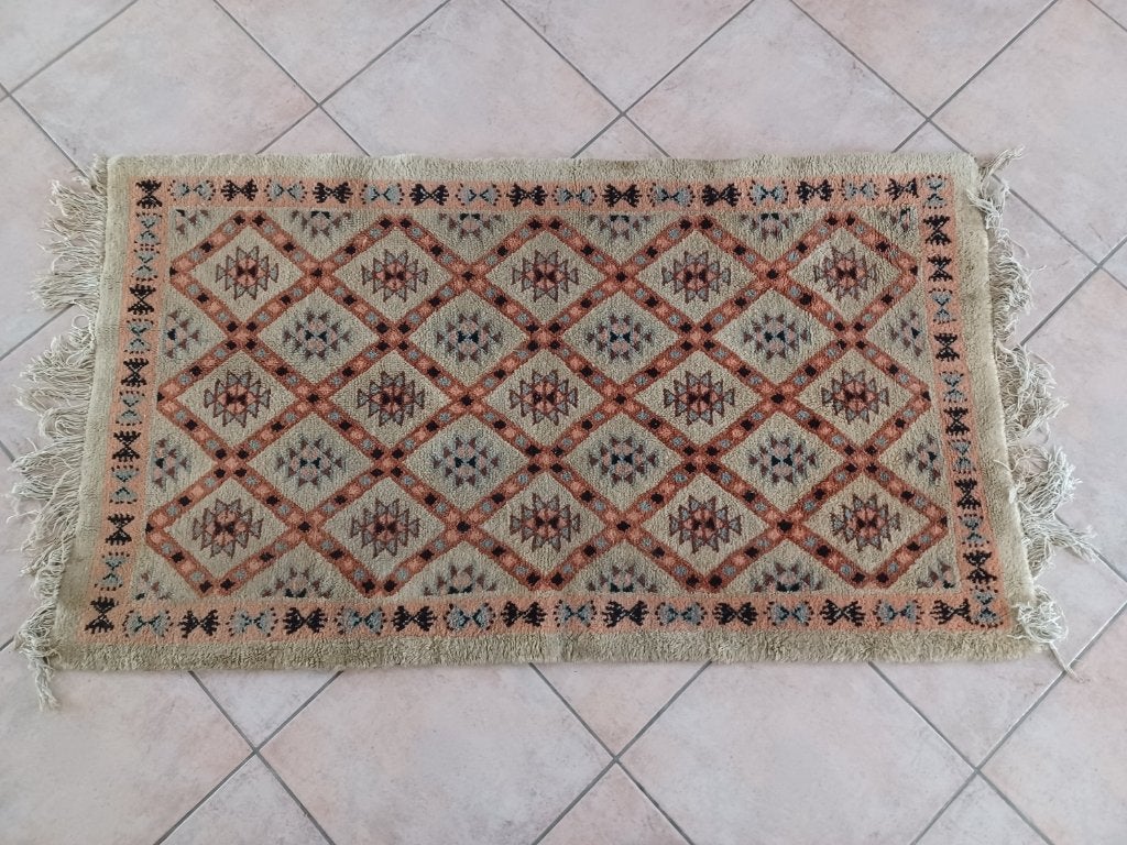 Tapis tunisien, Maison & Meubles, Enlèvement, Comme neuf, Rectangulaire