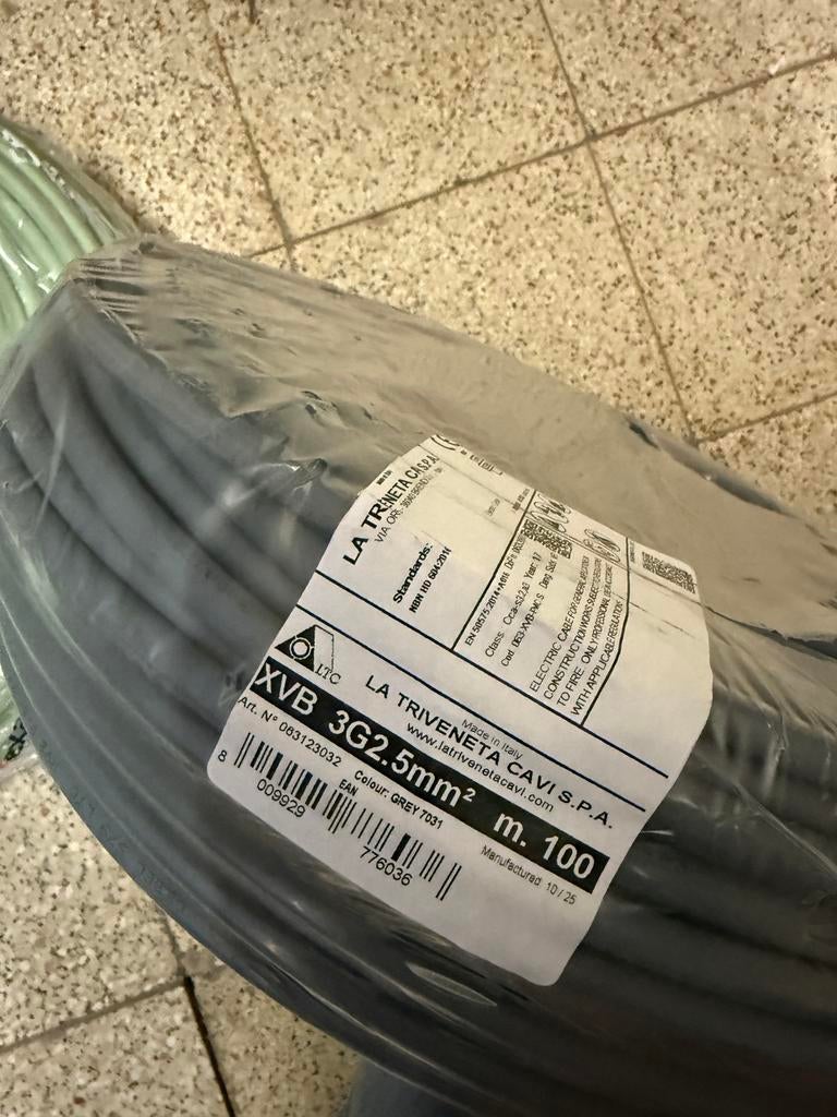 XVB 3G2,5 100m, Enlèvement, Neuf