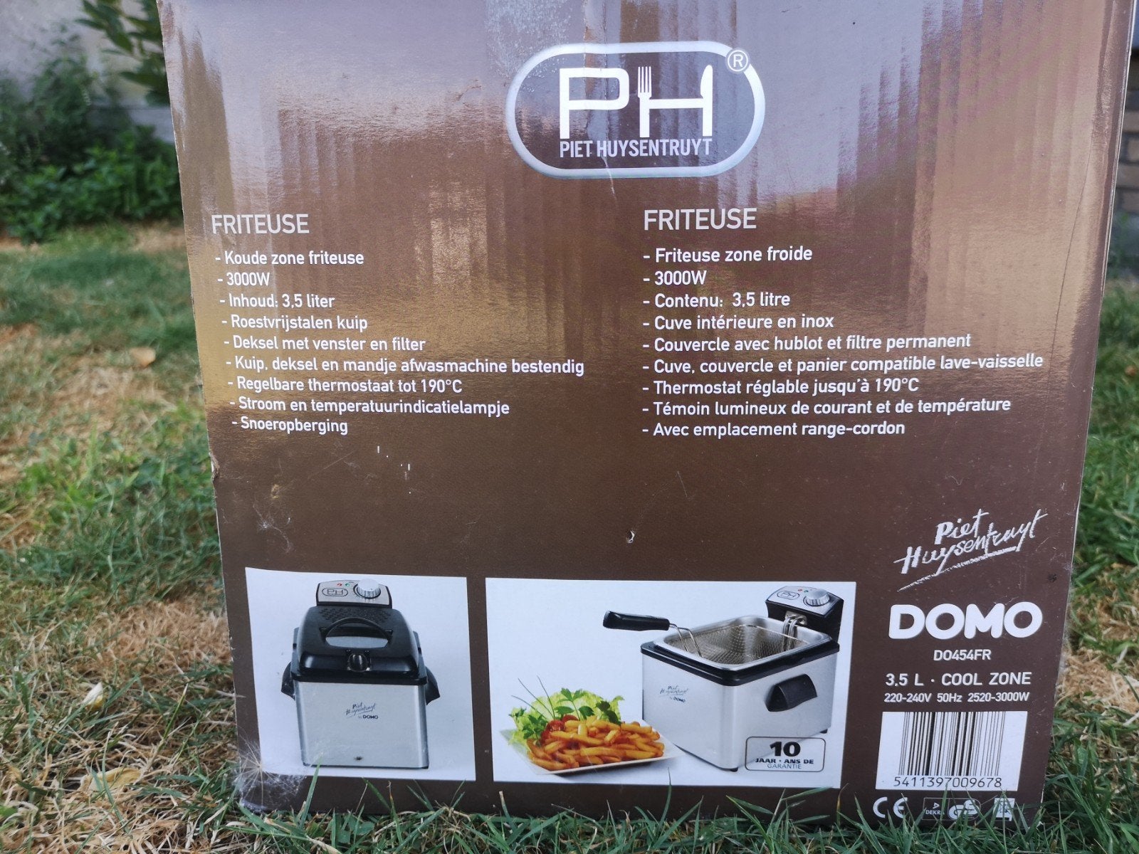 friteuse/frietketel, Electroménager, Friteuses, 3 à 4 litres, Enlèvement, Neuf, Pan intérieur amovible