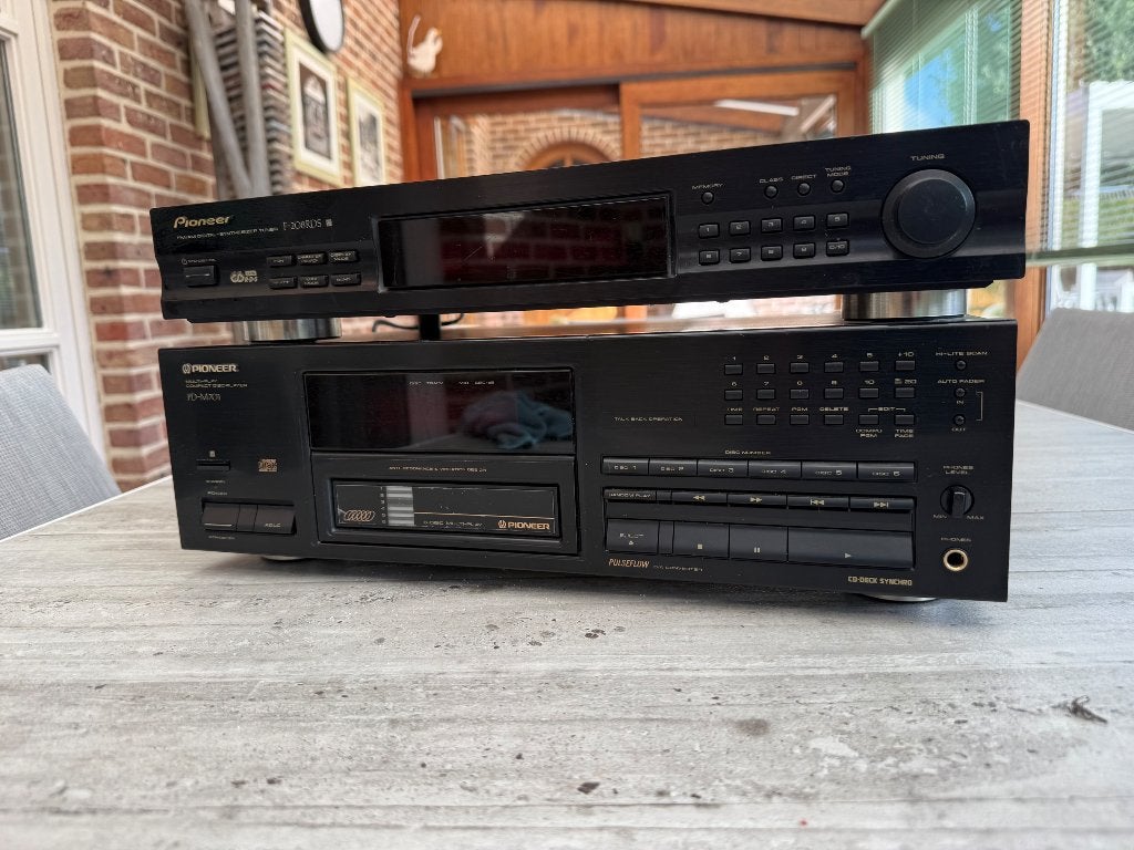 Pioneer Tuner en compact disk player, TV, Hi-fi & Vidéo, Enlèvement ou Envoi, Utilisé, Pioneer, Avec radio