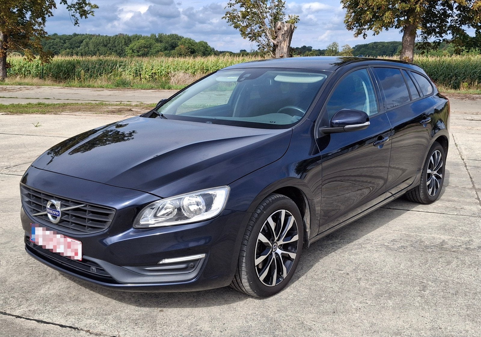 Volvo V60 stationwagon, Voorwielaandrijving, Stof, Blauw, Parkeersensor