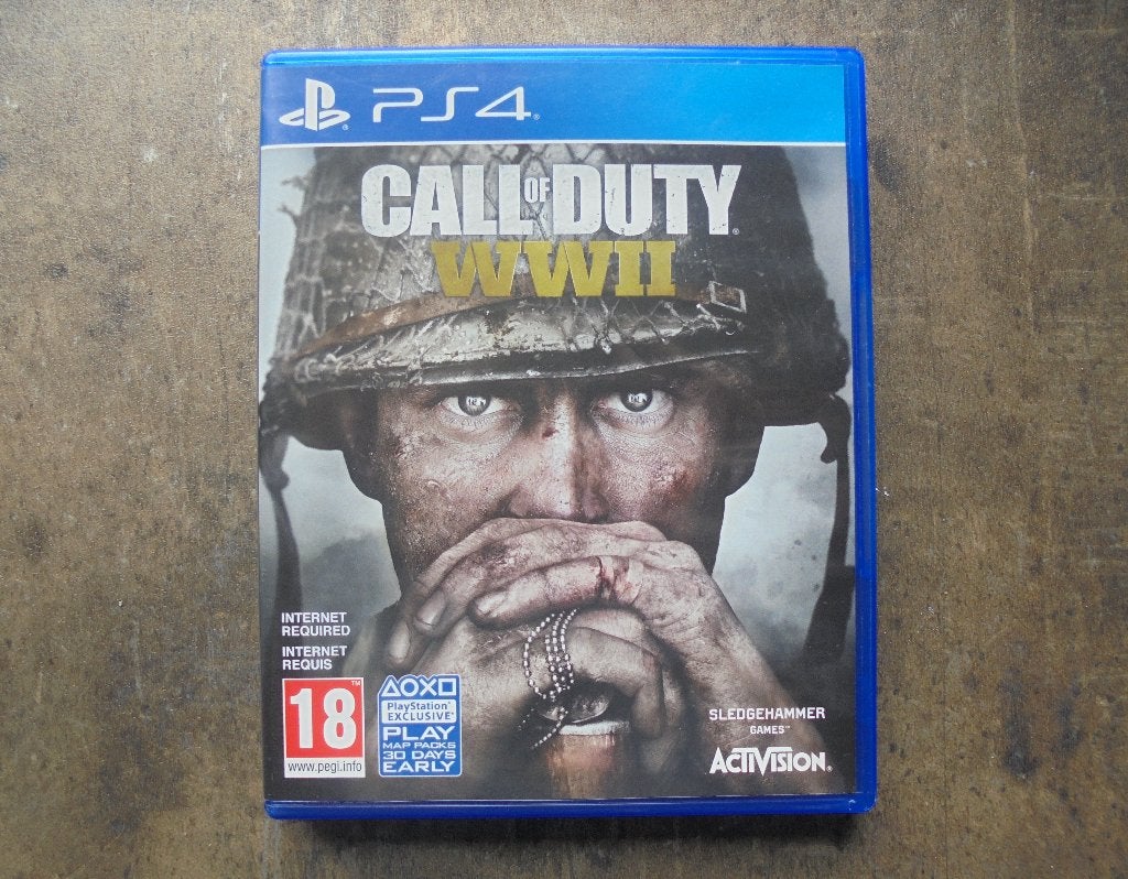 Call Of Duty WWII voor PS4 (zie foto's), Games en Spelcomputers, Gebruikt, Vanaf 18 jaar, Shooter, 1 speler