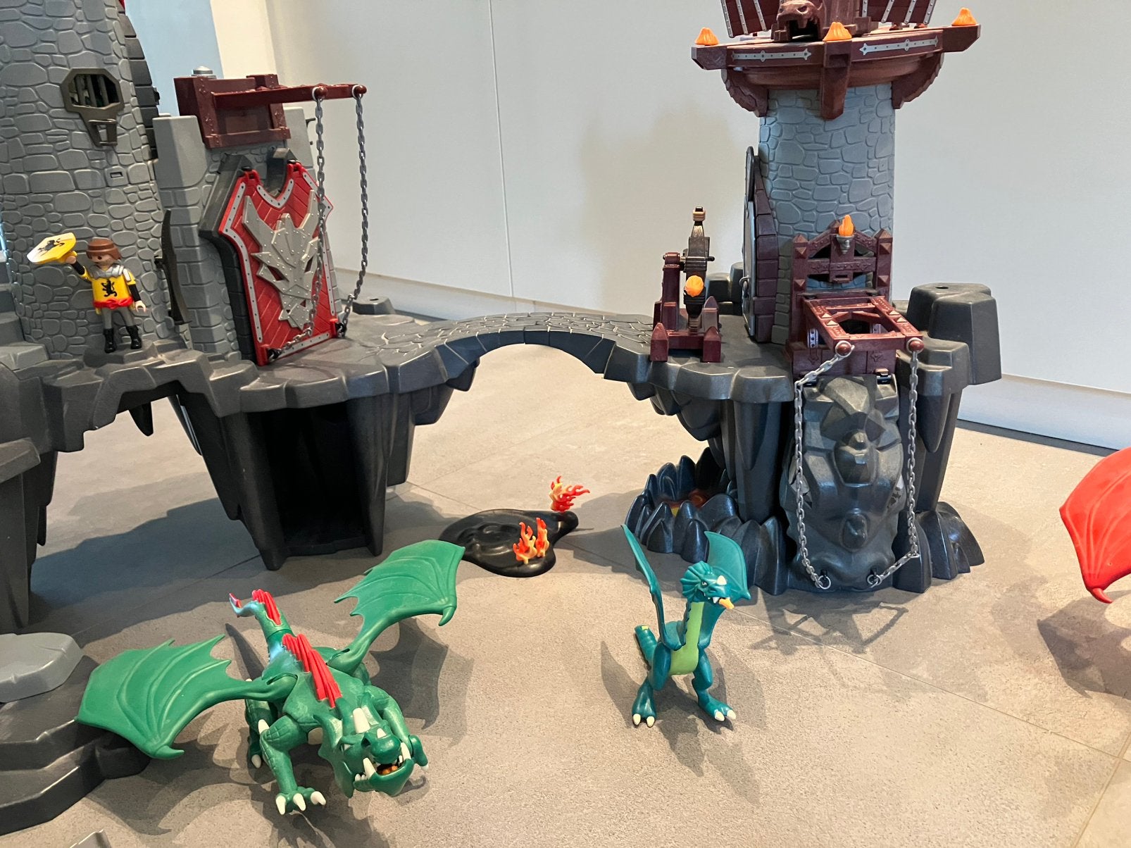 Playmobil drakenkasteel, Kinderen en Baby's, Ophalen, Zo goed als nieuw