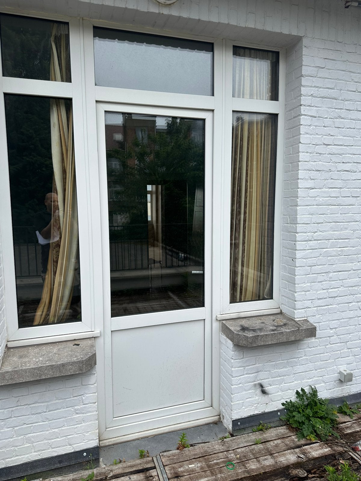 Fenêtres + 2 fixes/ doubles vitrages, Bricolage & Construction, Vitres, Châssis & Fenêtres, Double vitrage, 160 cm ou plus, Fenêtre de façade ou Vitre