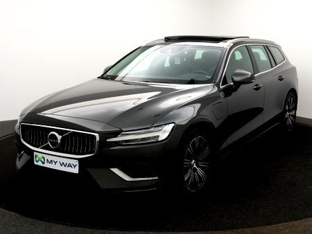 Volvo V60 Volvo V60 2.0 T8 PHEV AWD *AUTOMAAT*PANODAK*VIRTUA, Auto's, Automaat, Zwart, Break, Hybride Elektrisch/Benzine