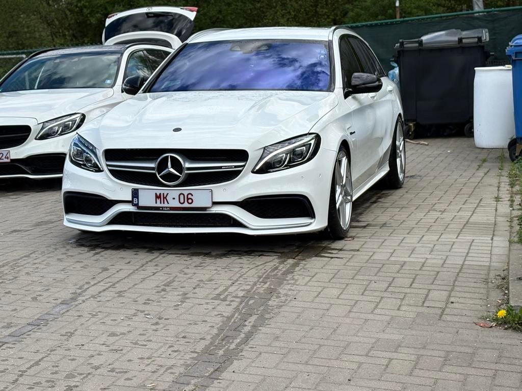 C63 AMG GEEN LICHTE VRACHT!!, Auto's, Automaat, Achterwielaandrijving, Leder, Bedrijf