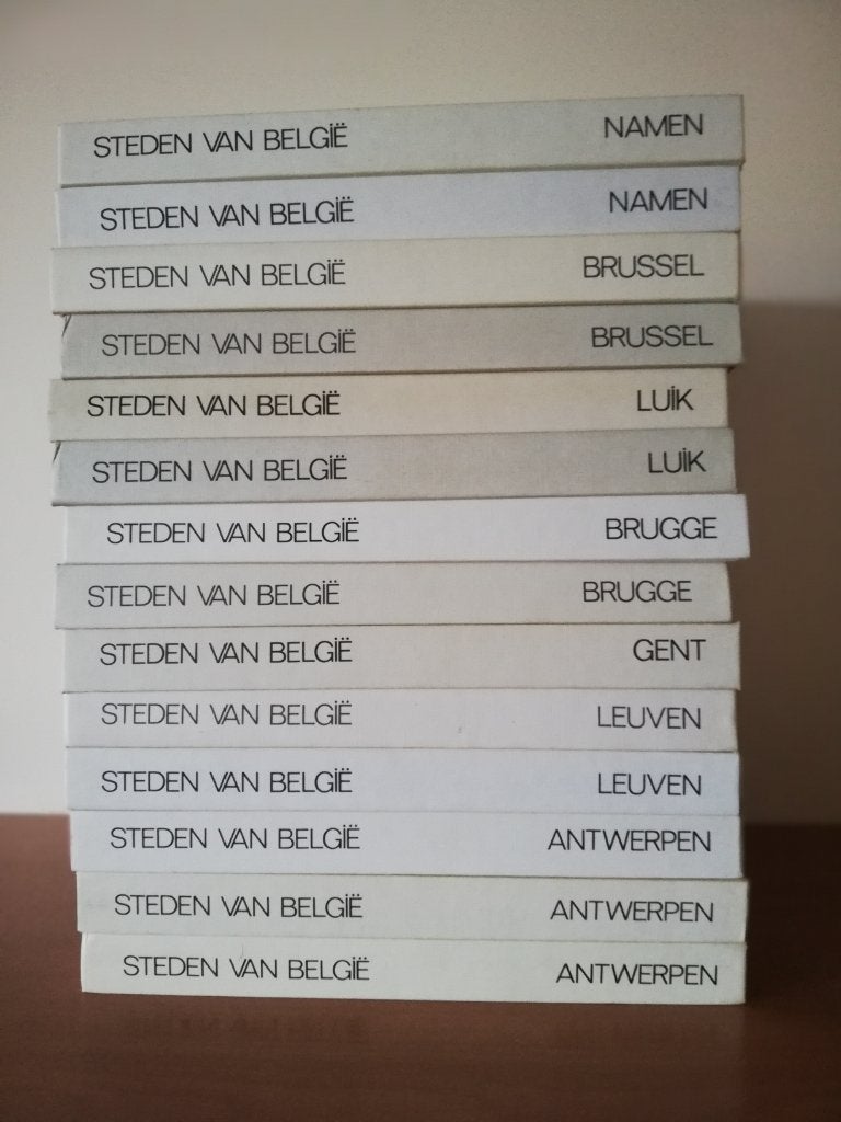 steden van België : Antwerpen, Gent, Brugge, Leuven, Ophalen of Verzenden, Zo goed als nieuw