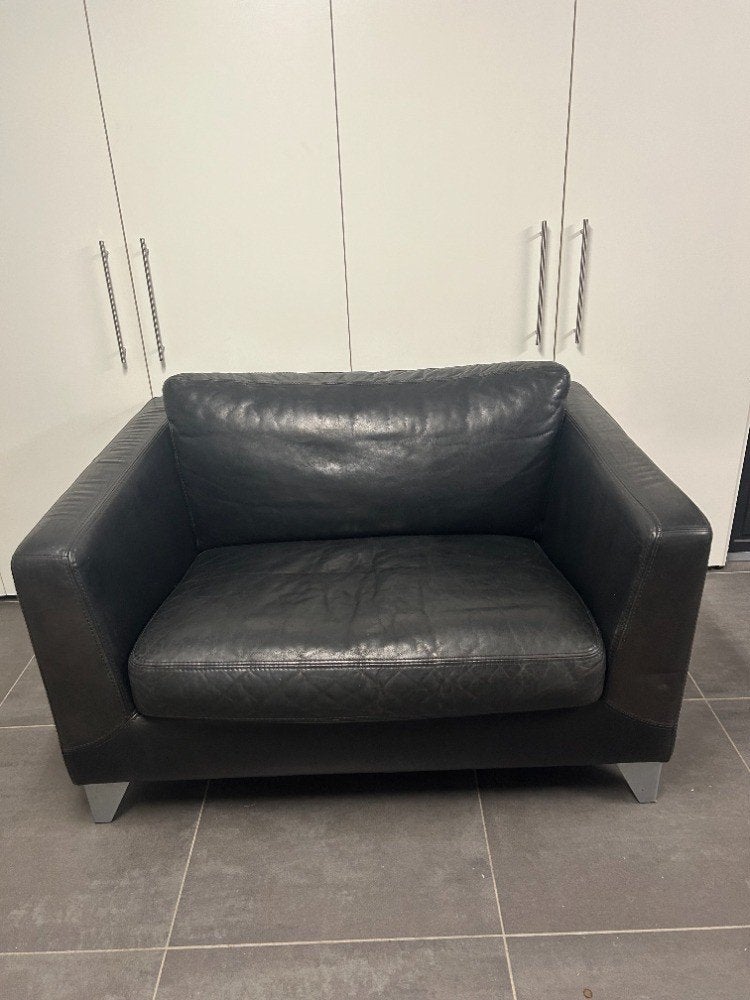 Machalke leren fauteuil, 75 à 100 cm, Modern design, Enlèvement, Utilisé