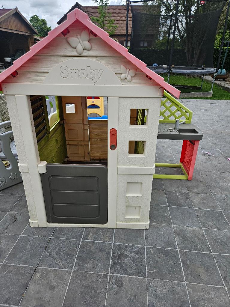 Speelhuis smoby, Kinderen en Baby's, Speelgoed | Buiten | Speelhuisjes, Ophalen, Gebruikt, Kunststof