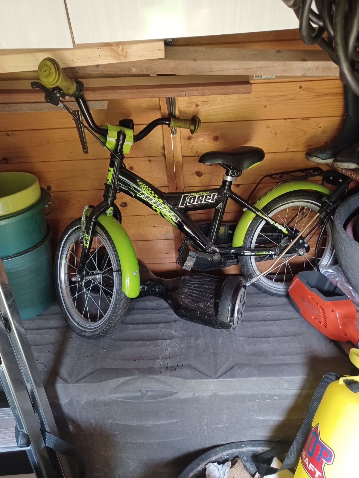 Fietsje, Ophalen