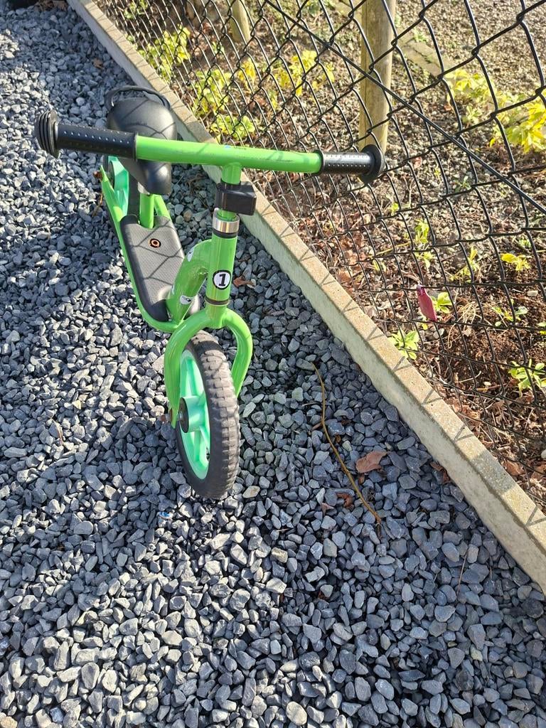 Loopfiets, Ophalen