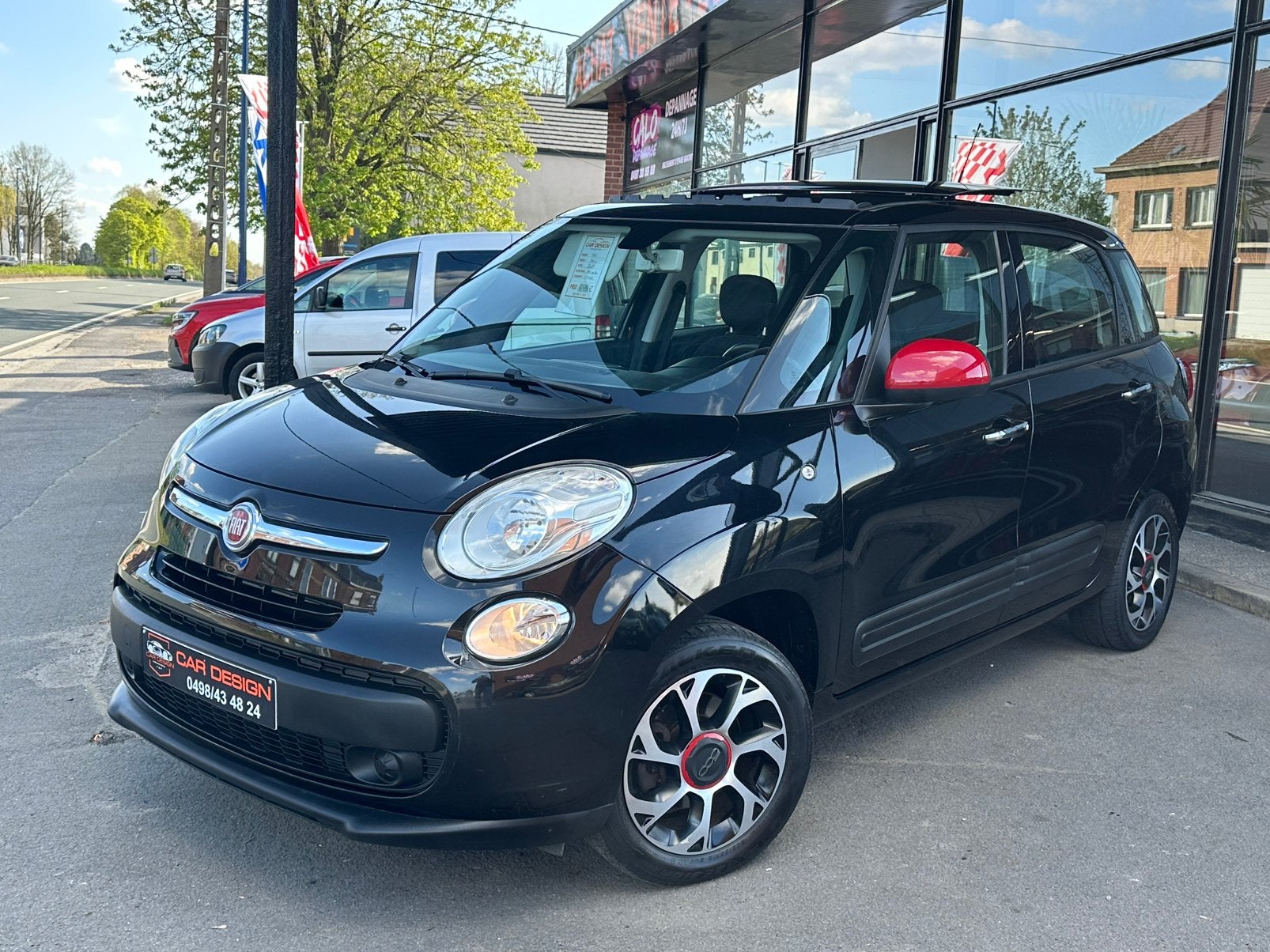 Fiat 500L / 1.4i / 2017 / 110.000km / garantie, Auto's, Fiat, Zwart, Bedrijf, 5 deurs, 1368 cc