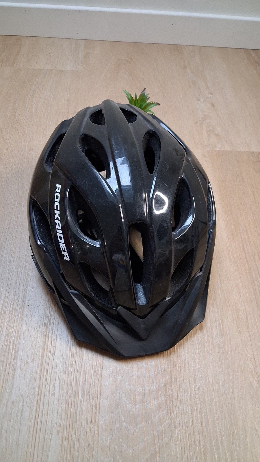 Rockrider ST 50 Fietshelm - Zwart - Maat L (58-62cm) - Zgan, Verzenden, Zo goed als nieuw, Rockrider, L