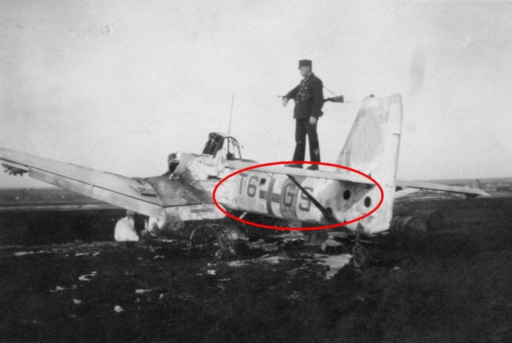 orig. foto - vliegtuig Junkers Ju 87 Stuka - Luftwaffe WO2, Verzenden, Luchtmacht, Foto of Poster