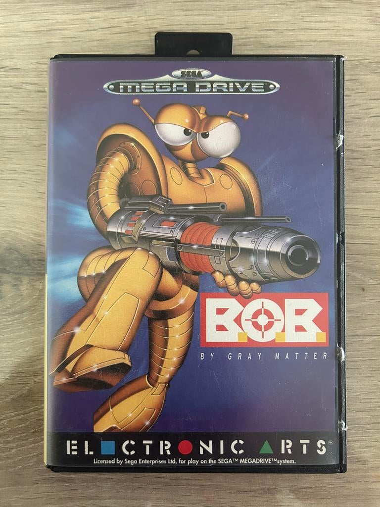 Sega Mega Drive B.O.B. spel met instructies, Ophalen of Verzenden, Gebruikt, Mega Drive