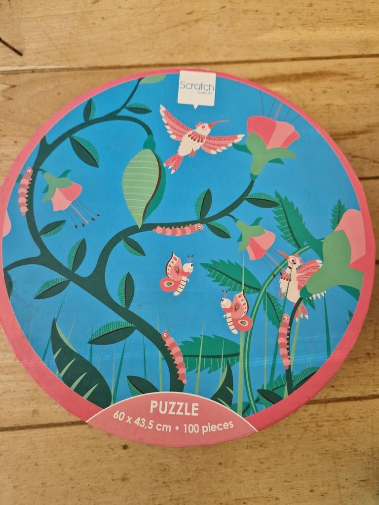 Puzzel kolibrie, Ophalen
