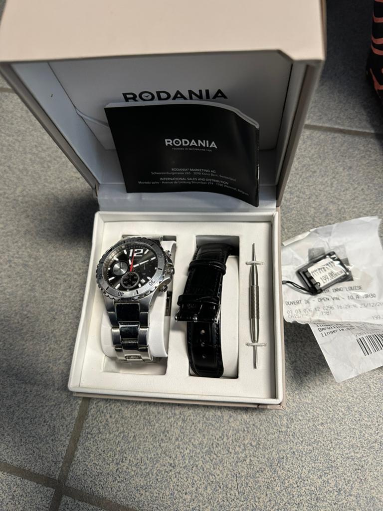 Montre homme rodania, Enlèvement ou Envoi, Comme neuf