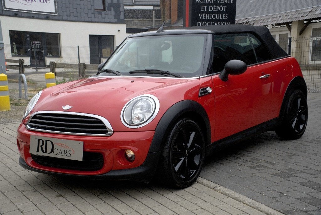 MINI CABRIOLET 1,6CC 64827KM*GARANTIE 1 AN, Autos, Rouge, Euro 5, Achat, Boîte manuelle