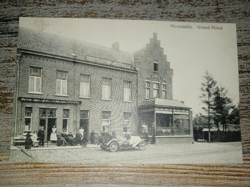 westmalle pk grand hotel animatie oldtimer, Ophalen of Verzenden, Voor 1920, Gelopen, Antwerpen