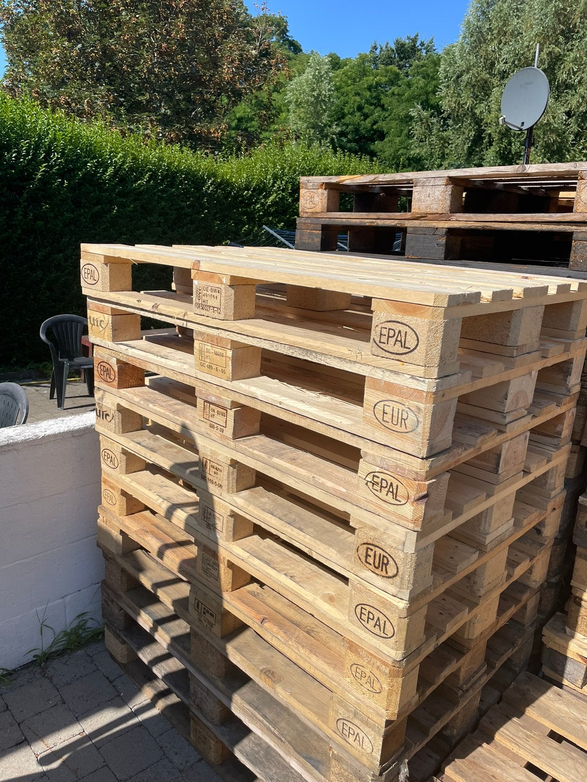 Euro palet als nieuw proper 15 sruks totaal, Doe-het-zelf en Bouw, Hout en Planken, Ophalen of Verzenden, Zo goed als nieuw