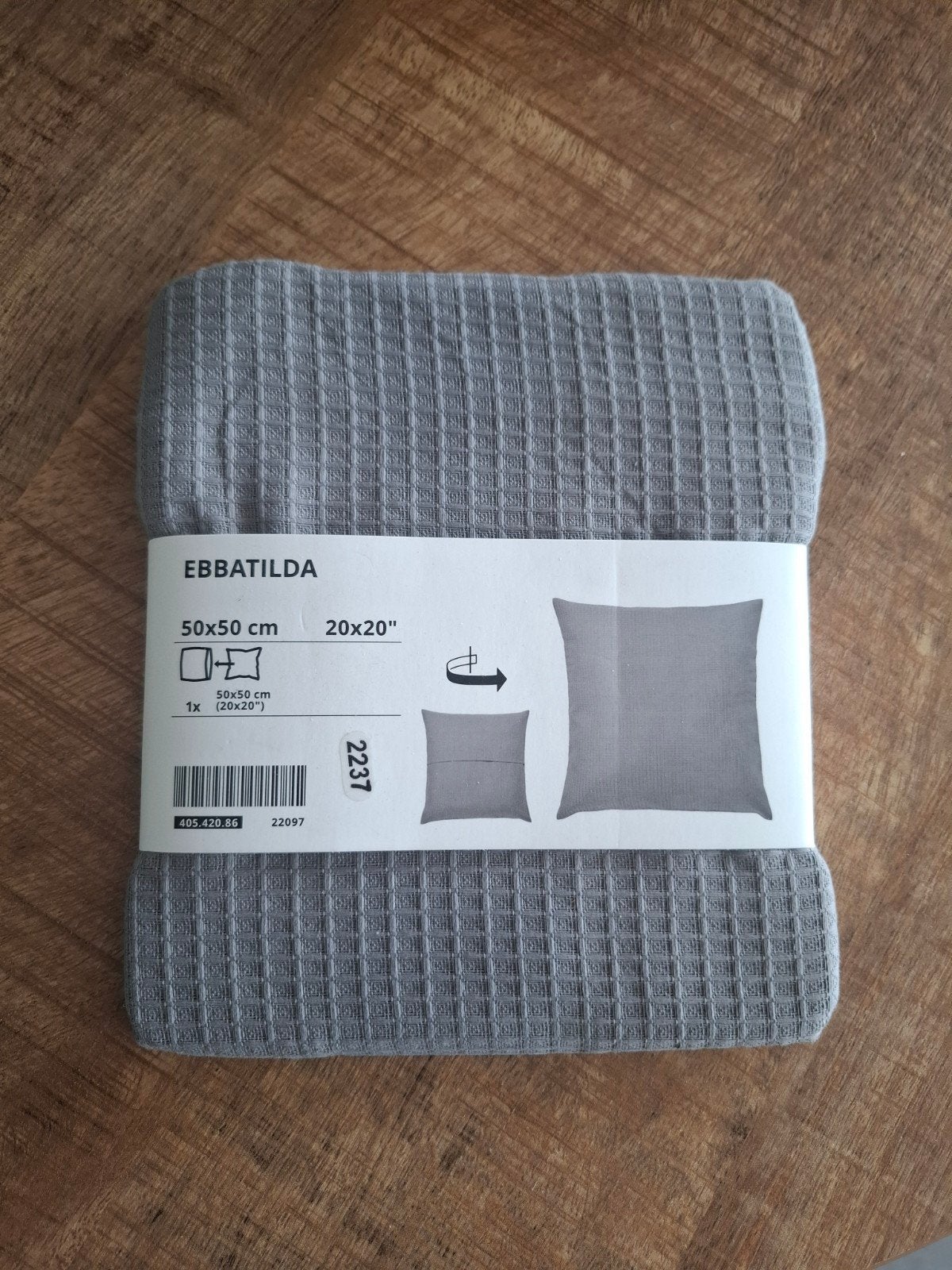 Kussensloop nieuw 50x50 cm - 15 stuks, Ophalen