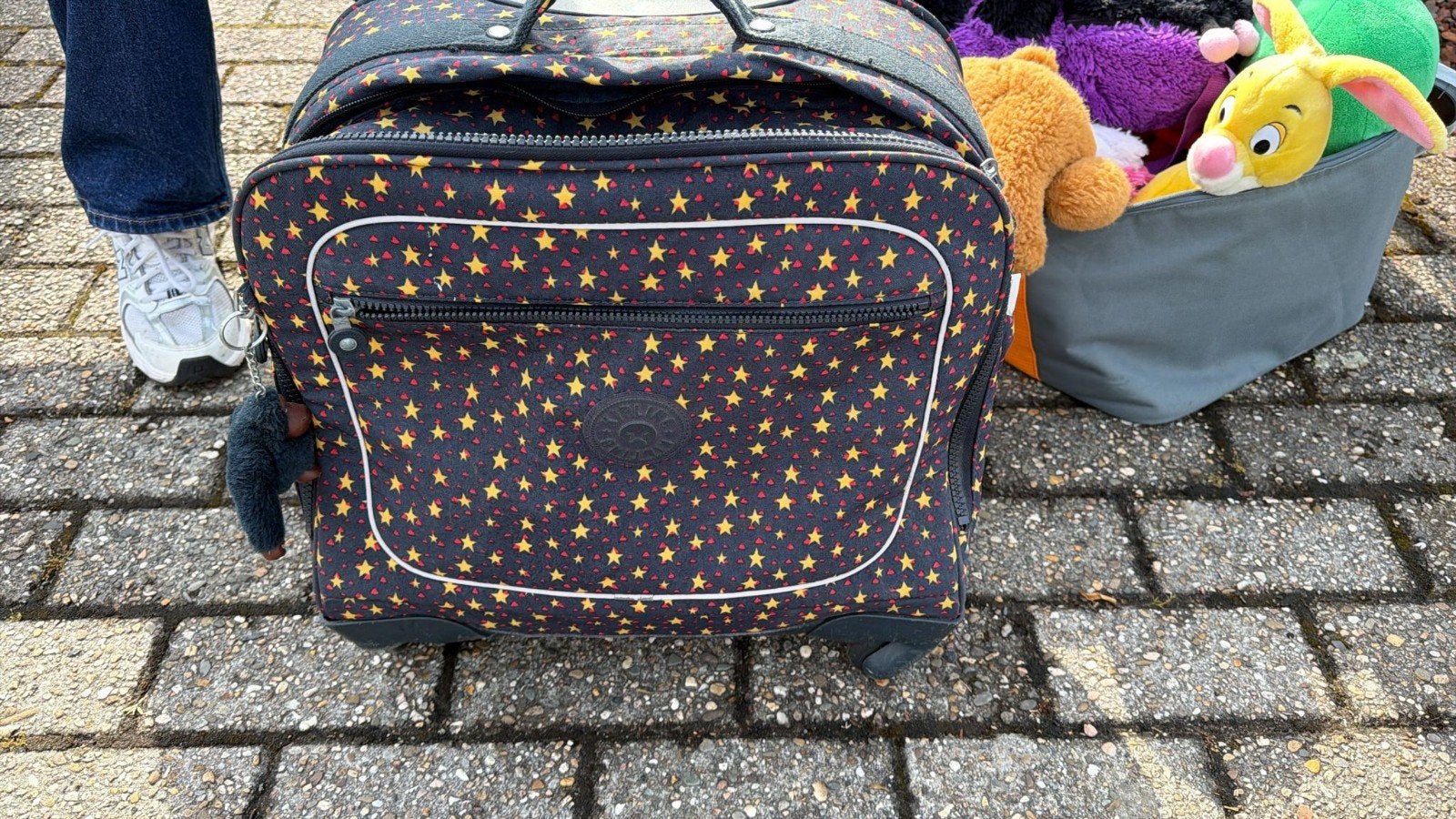 Kipling Boekentas, Handtassen en Accessoires, Tassen | Reistassen en Weekendtassen, Wieltjes, Ophalen