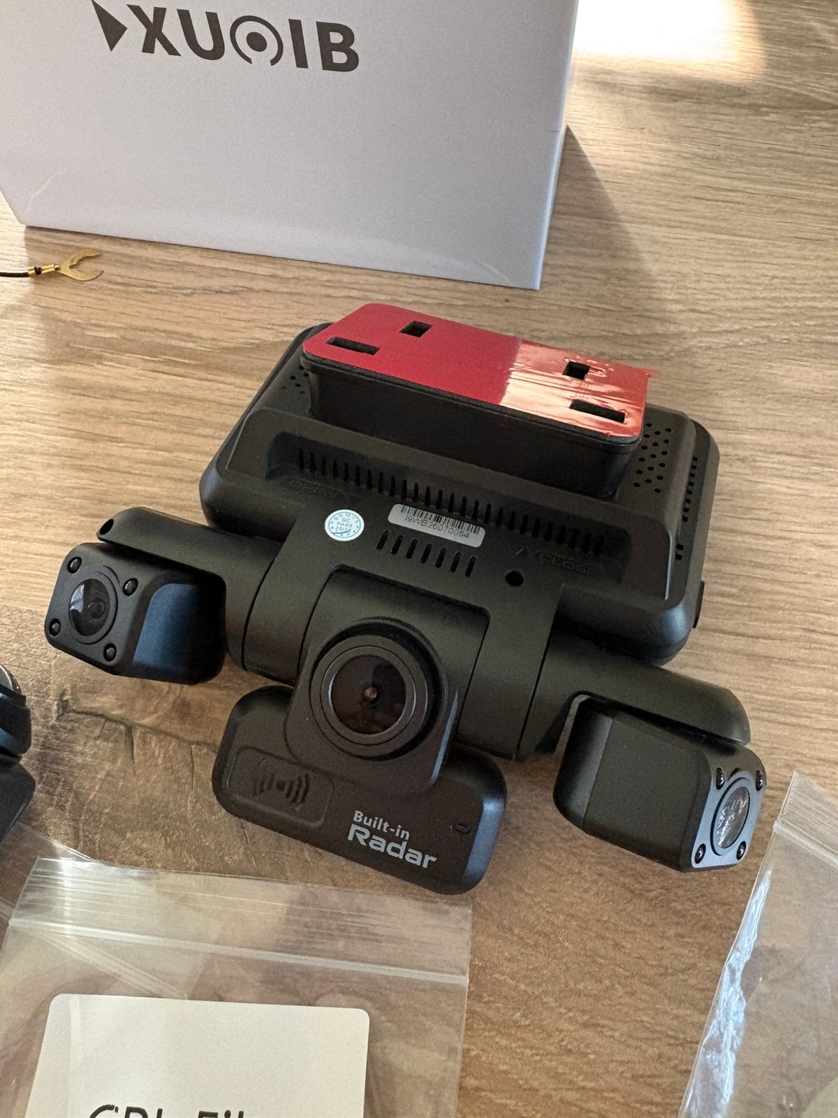 Dashcam 4 canaux Xuoib i9pro (radar de stationnement à 360), Enlèvement ou Envoi