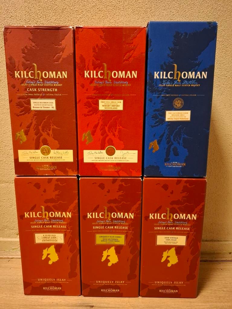 Kilchoman Single Casks, Verzamelen, Overige Verzamelen, Nieuw, Ophalen of Verzenden