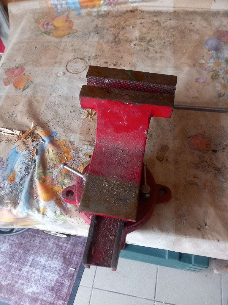 Bankschroef, Ophalen, Gebruikt, 70 tot 120 cm, Bankschroef