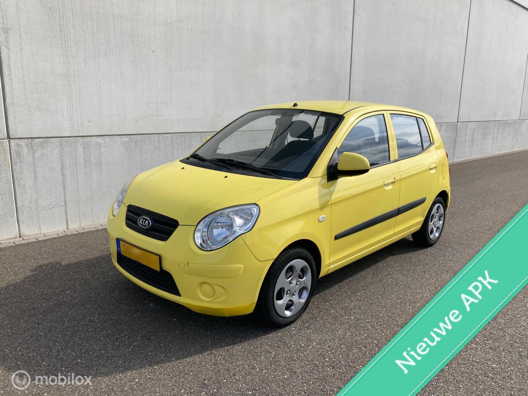 Kia Picanto 1.1 12V AIRCO 5-DEURS 116320 KM APK 21/08/27, Auto's, Kia, Voorwielaandrijving, Stof, Gebruikt, Zwart