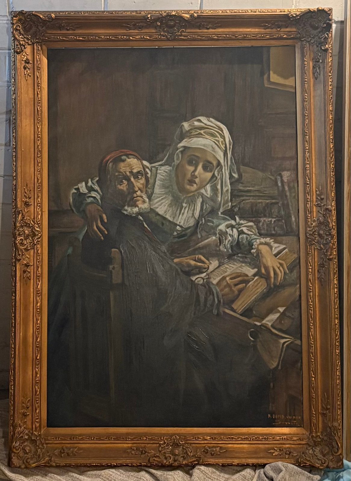 Peinture sur toile, Enlèvement, Toile