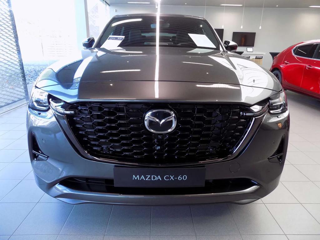 Mazda CX-60 2.5 e-Skyactiv PHEV AWD Homura Plus (240 kW), Autos, Argent ou Gris, Achat, Entreprise, Noir