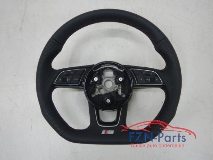 Audi A4 A5 8W Stuur MF+F1+VIEW Leer Rood Stiksel, Enlèvement ou Envoi, Utilisé
