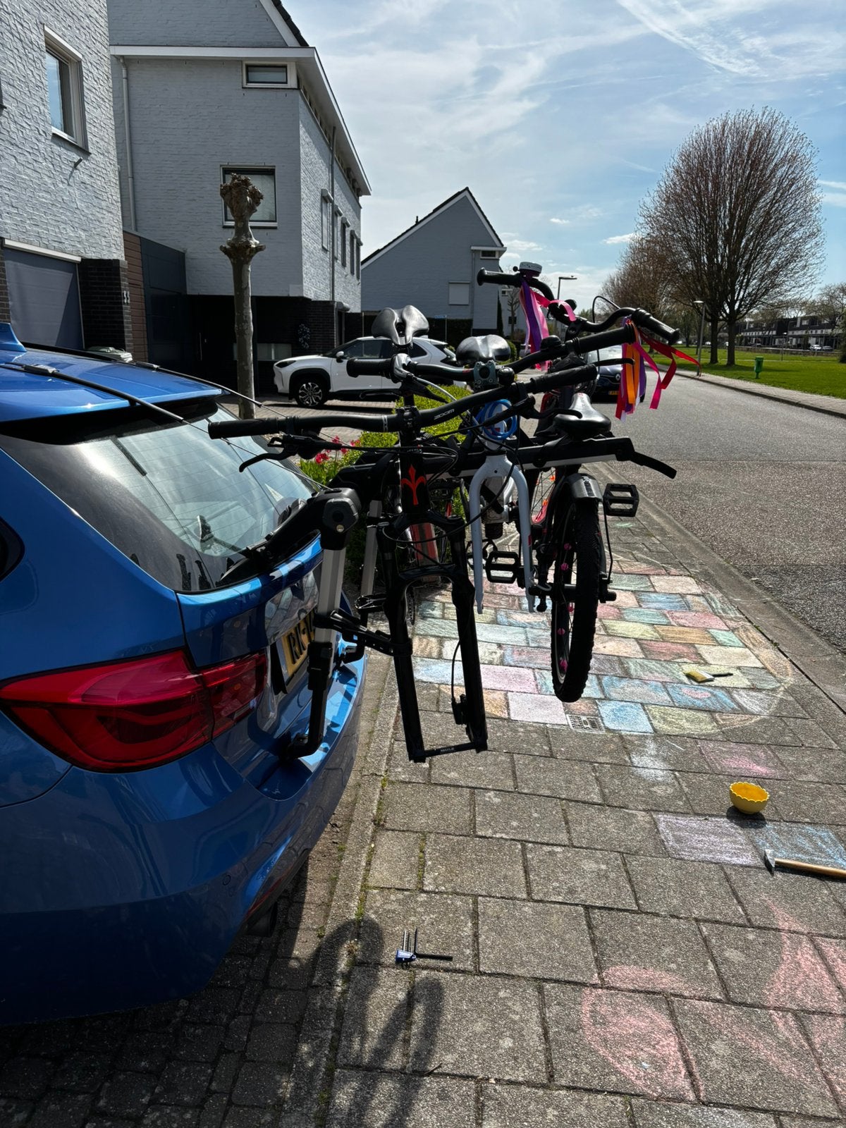 Thule Outway Hanging 3 fietsendrager - Achterklep, Achterklepdrager, 3 fietsen of meer, Brede banden, Ophalen of Verzenden