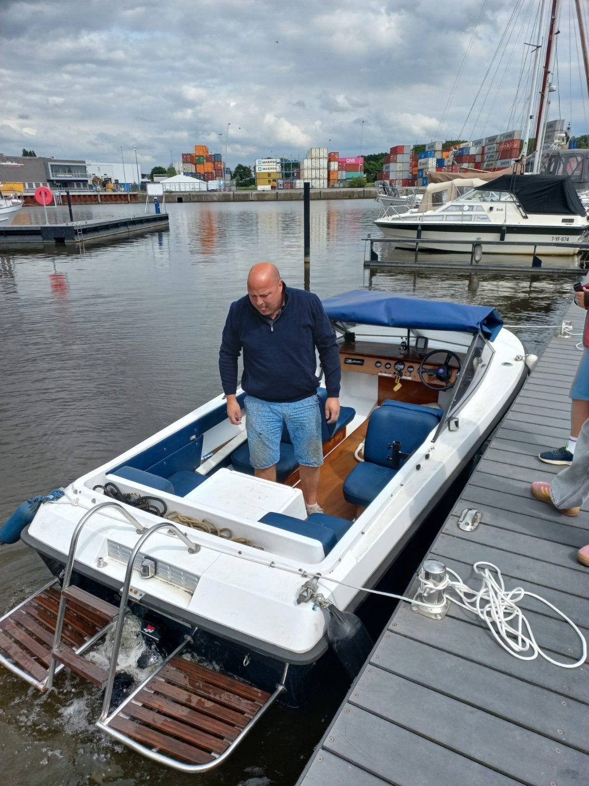 motorboot speedboot Draco 1700 inclusief trailer,goede staat, Watersport en Boten, Motorboten en Motorjachten, Gebruikt, Binnenboordmotor