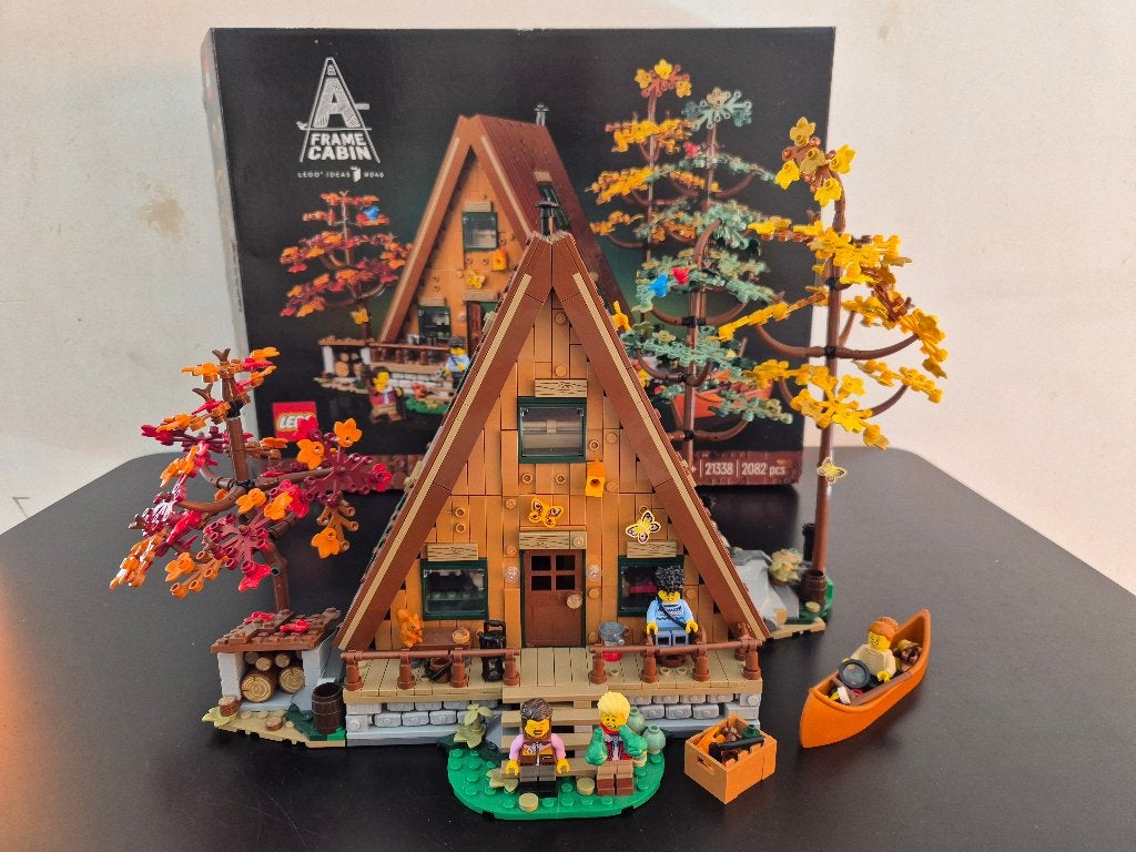LEGO Ideas - A-Frame Cabin - 21338, Pièces supplémentaires incluses, Lego, Ensemble complet, Comme neuf