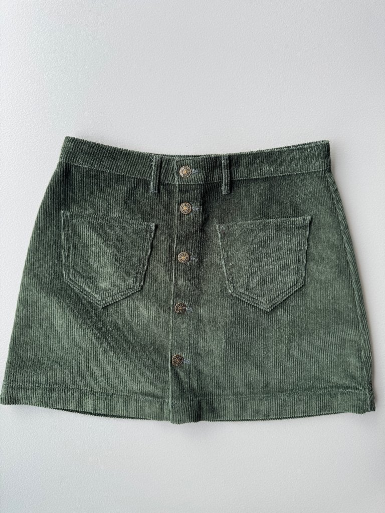 donkergroen rokje Only, maat M, Enlèvement ou Envoi, Comme neuf, Taille 38/40 (M)