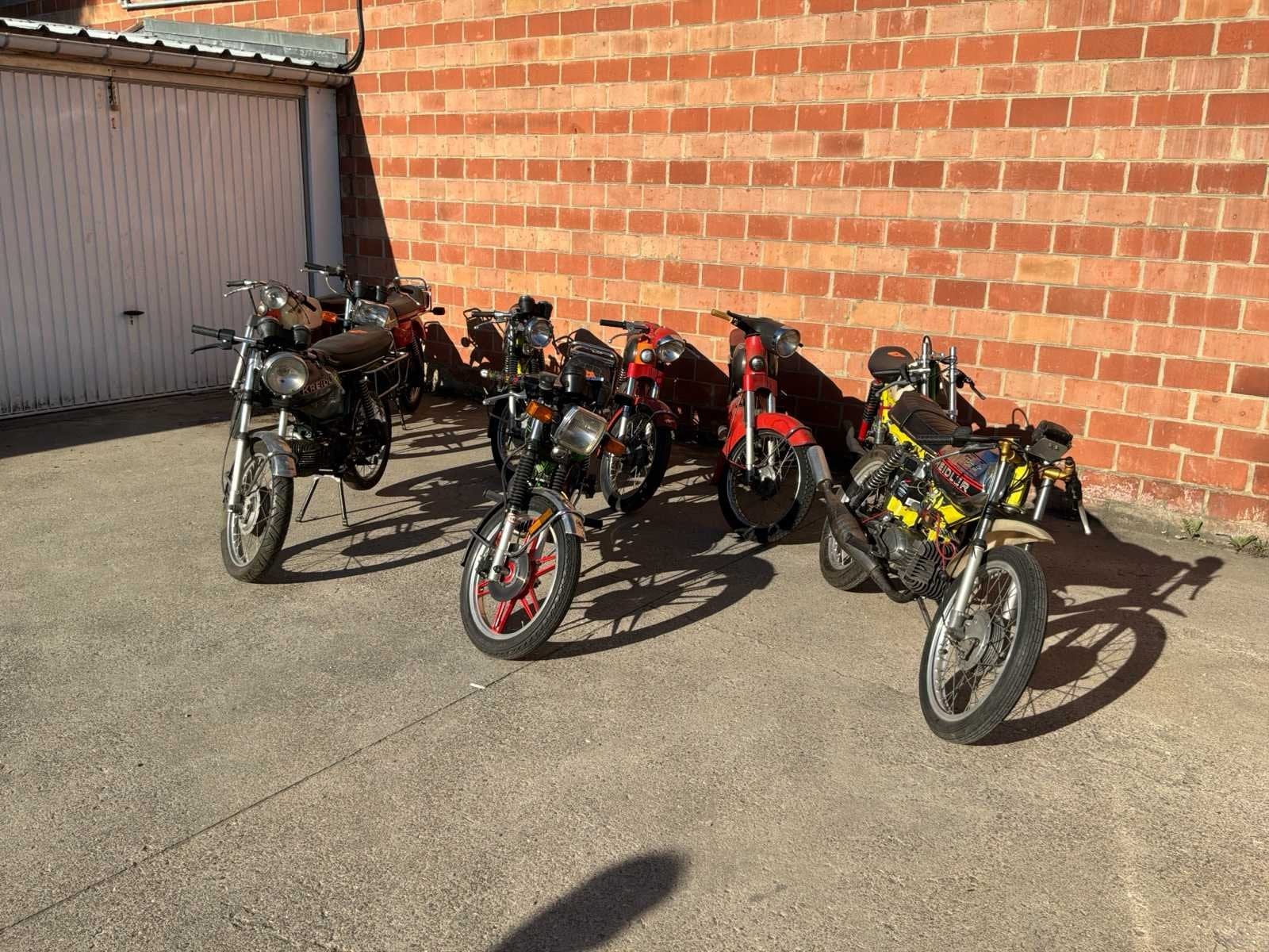 Moto - Lot de 9 cyclomoteurs anciens Kreidler Florett – RS, Entreprise, Occasion, Autre