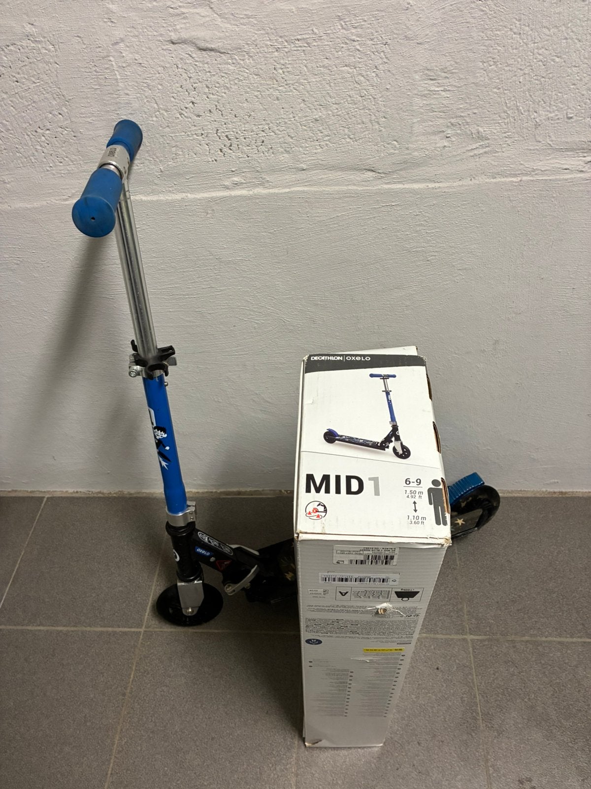 Step blauw, Fietsen en Brommers, Ophalen, Gebruikt