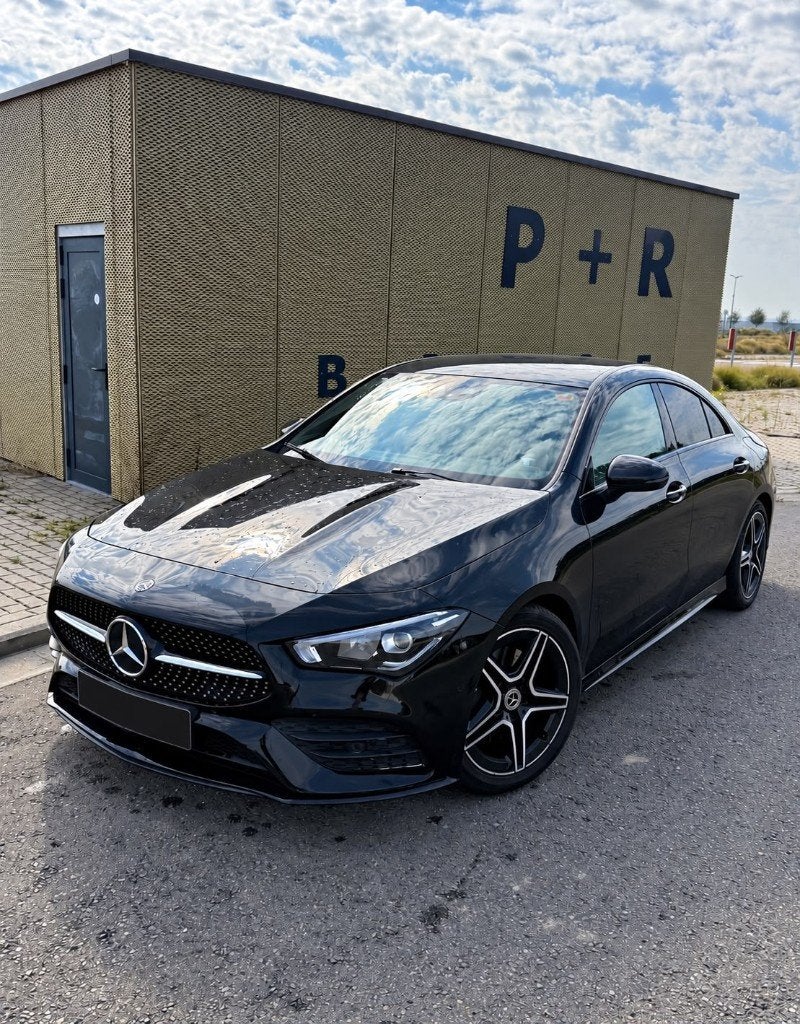 Mercedes CLA 200d AMG Line Pack Night 2020, Auto's, CLA, 4 cilinders, Alcantara, Zwart