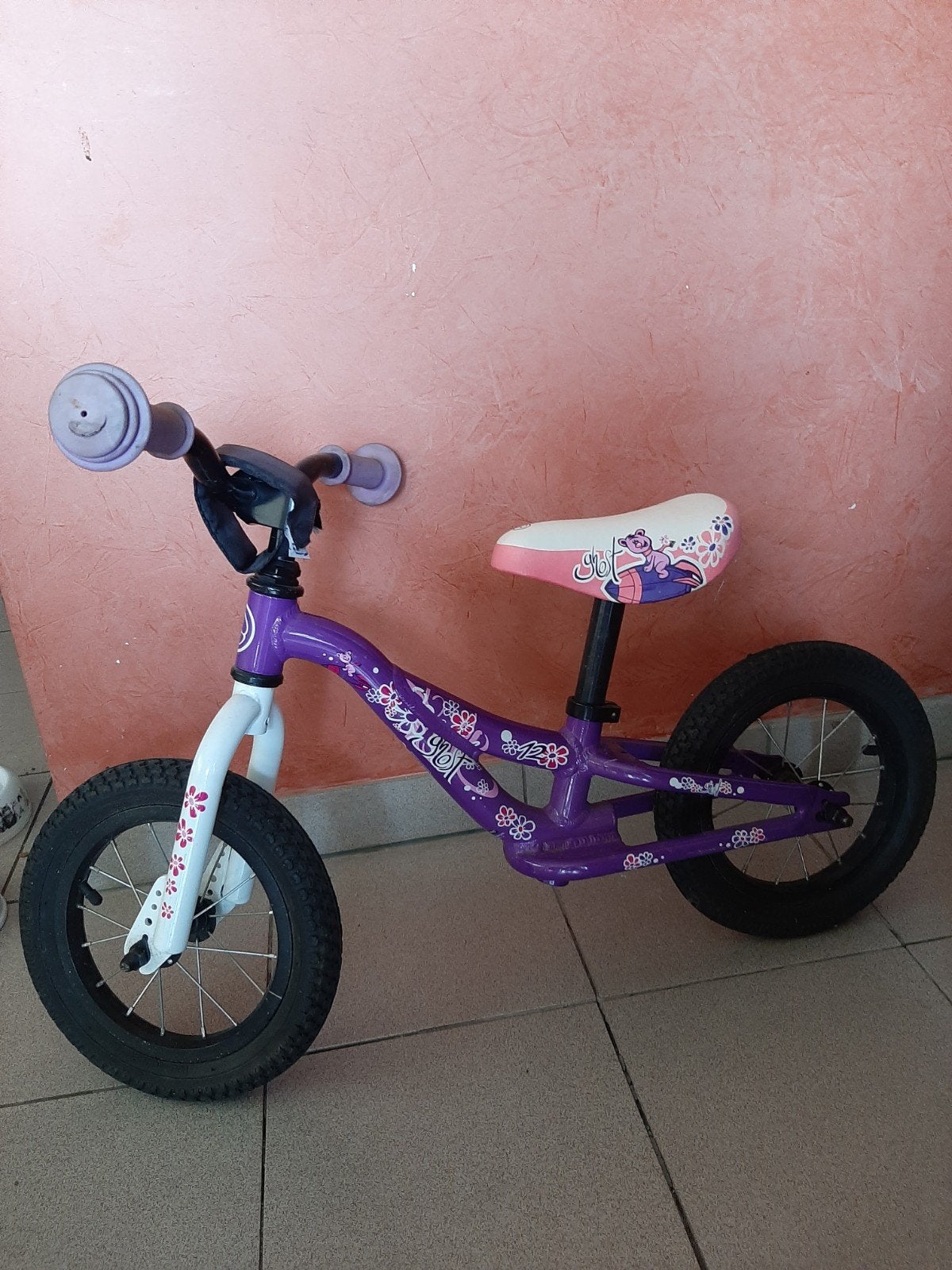 Loopfietsje, Ophalen