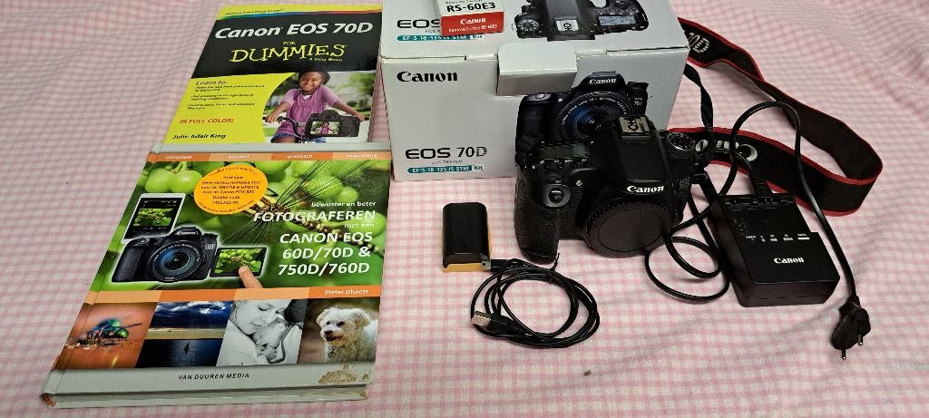 Canon 70D, 20 Megapixel, Spiegelreflex, Canon, Ophalen of Verzenden